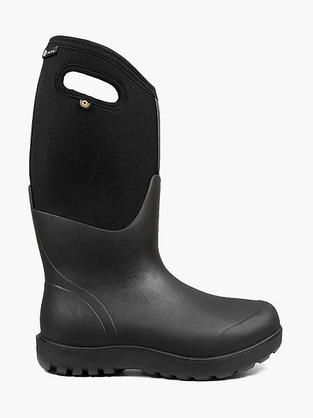 BOGS Boots Deutschland - Neo-Classic Tall Yulex Winterstiefel Damen Schwarz DE93546